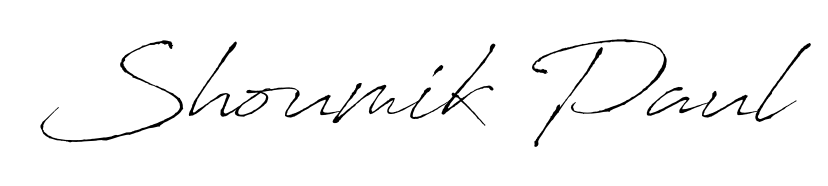 The Antro_Vectra font gives name Shoumik Paul a signature that looks effortless yet distinguished. Download high-res PNG instantly. Shoumik Paul signature style 6 images and pictures png