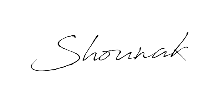 How to make Shounak name signature. Use Antro_Vectra style for creating short signs online. This is the latest handwritten sign. Shounak signature style 6 images and pictures png