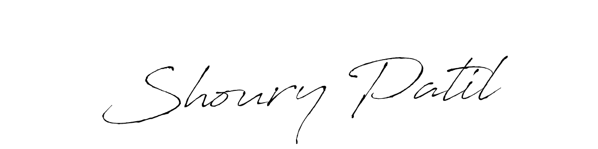The best way (Antro_Vectra) to make a short signature is to pick only two or three words in your name. The name Shoury Patil include a total of six letters. For converting this name. Shoury Patil signature style 6 images and pictures png