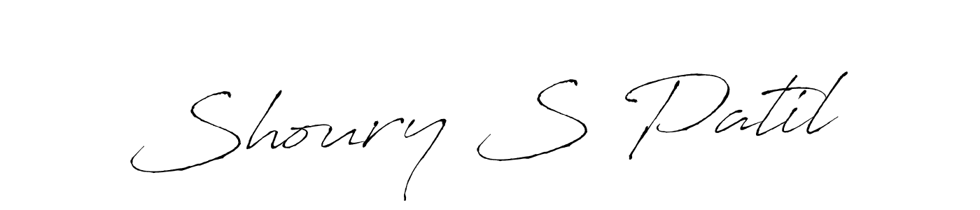 You can use this online signature creator to create a handwritten signature for the name Shoury S Patil. This is the best online autograph maker. Shoury S Patil signature style 6 images and pictures png