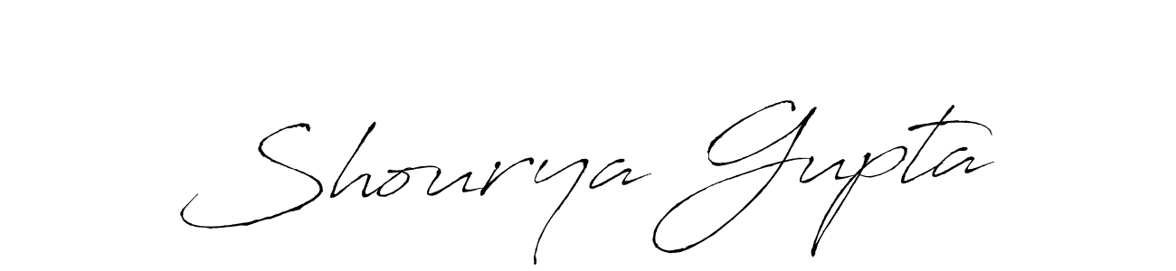 Create a beautiful signature design for name Shourya Gupta. With this signature (Antro_Vectra) fonts, you can make a handwritten signature for free. Shourya Gupta signature style 6 images and pictures png