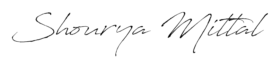 A classic penmanship look for Shourya Mittal. The Antro_Vectra font brings timeless elegance and confidence to every signed document. Shourya Mittal signature style 6 images and pictures png