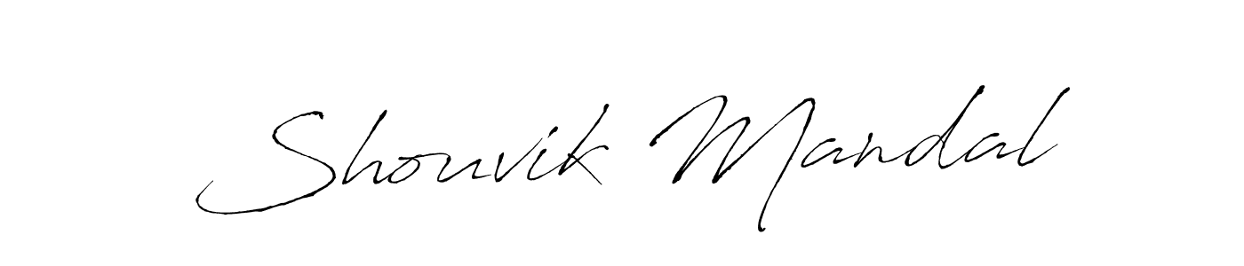Also we have Shouvik Mandal name is the best signature style. Create professional handwritten signature collection using Antro_Vectra autograph style. Shouvik Mandal signature style 6 images and pictures png
