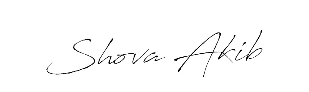 You should practise on your own different ways (Antro_Vectra) to write your name (Shova Akib) in signature. don't let someone else do it for you. Shova Akib signature style 6 images and pictures png