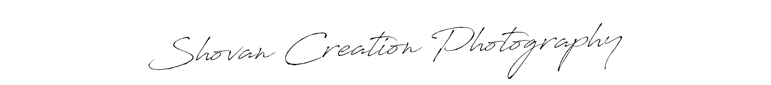 How to make Shovan Creation Photography name signature. Use Antro_Vectra style for creating short signs online. This is the latest handwritten sign. Shovan Creation Photography signature style 6 images and pictures png