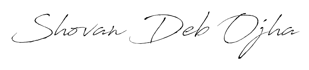 Get inspired by this graceful Antro_Vectra signature style for name Shovan Deb Ojha. Smooth loops and balanced proportions for everyday use. Shovan Deb Ojha signature style 6 images and pictures png