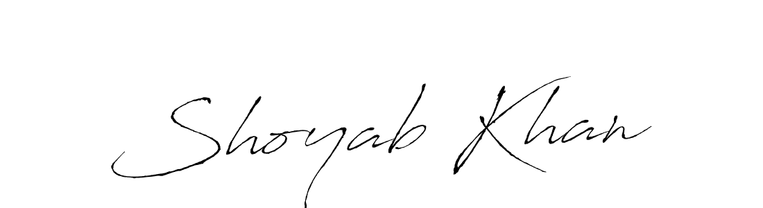 Use a signature maker to create a handwritten signature online. With this signature software, you can design (Antro_Vectra) your own signature for name Shoyab Khan. Shoyab Khan signature style 6 images and pictures png
