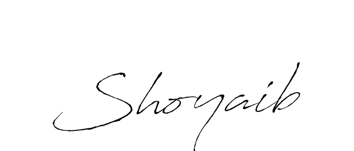 Make a beautiful signature design for name Shoyaib. With this signature (Antro_Vectra) style, you can create a handwritten signature for free. Shoyaib signature style 6 images and pictures png