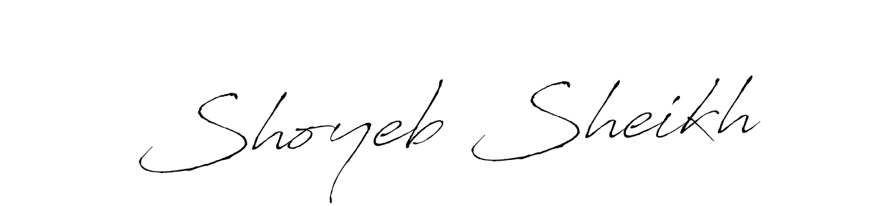 Make a beautiful signature design for name Shoyeb Sheikh. Use this online signature maker to create a handwritten signature for free. Shoyeb Sheikh signature style 6 images and pictures png