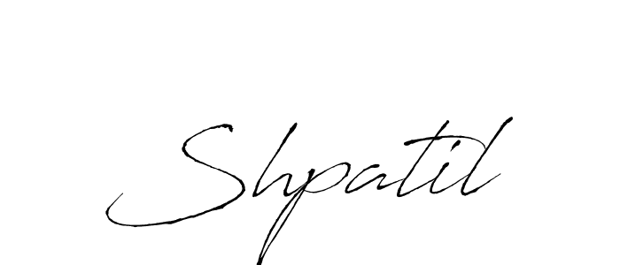 How to make Shpatil signature? Antro_Vectra is a professional autograph style. Create handwritten signature for Shpatil name. Shpatil signature style 6 images and pictures png