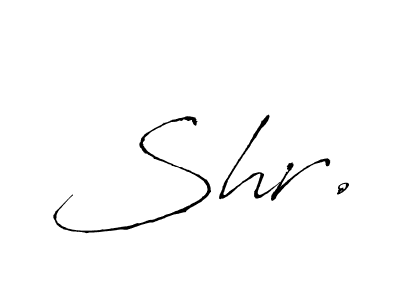 You should practise on your own different ways (Antro_Vectra) to write your name (Shr.) in signature. don't let someone else do it for you. Shr. signature style 6 images and pictures png