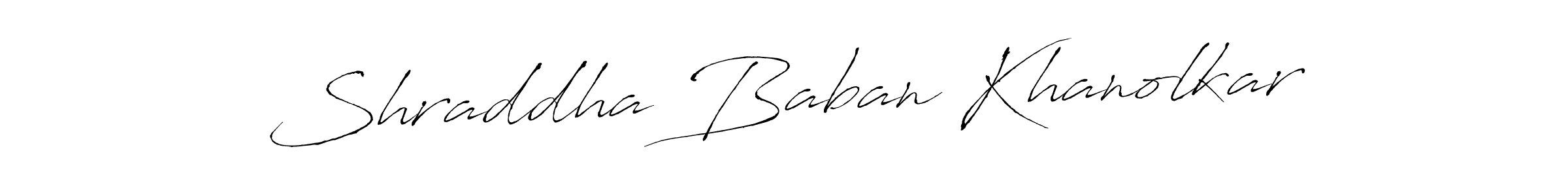 You can use this online signature creator to create a handwritten signature for the name Shraddha Baban Khanolkar. This is the best online autograph maker. Shraddha Baban Khanolkar signature style 6 images and pictures png