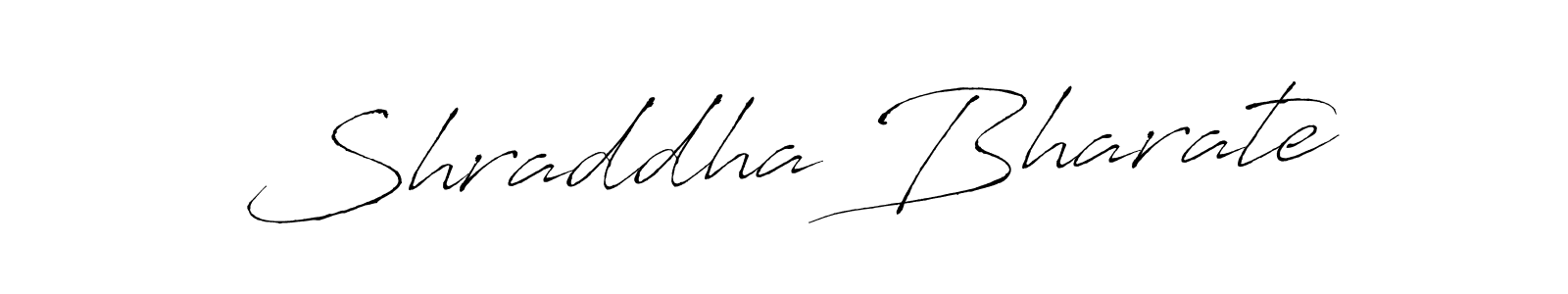 Design your own signature with our free online signature maker. With this signature software, you can create a handwritten (Antro_Vectra) signature for name Shraddha Bharate. Shraddha Bharate signature style 6 images and pictures png