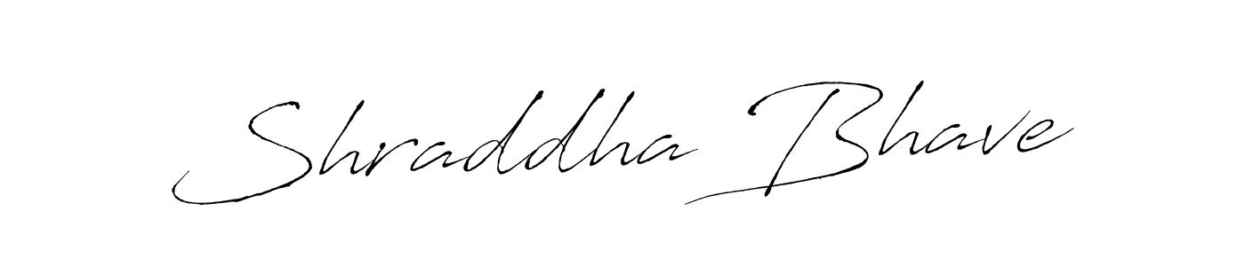 How to make Shraddha Bhave name signature. Use Antro_Vectra style for creating short signs online. This is the latest handwritten sign. Shraddha Bhave signature style 6 images and pictures png