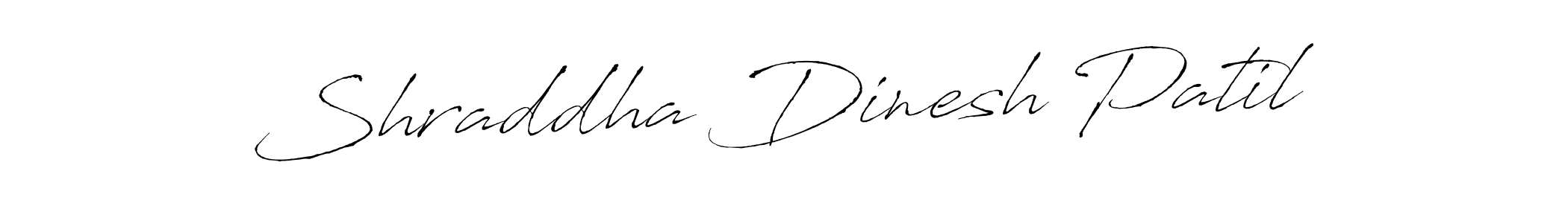 Create a beautiful signature design for name Shraddha Dinesh Patil. With this signature (Antro_Vectra) fonts, you can make a handwritten signature for free. Shraddha Dinesh Patil signature style 6 images and pictures png