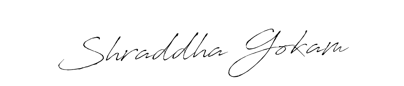 Make a beautiful signature design for name Shraddha Gokam. Use this online signature maker to create a handwritten signature for free. Shraddha Gokam signature style 6 images and pictures png