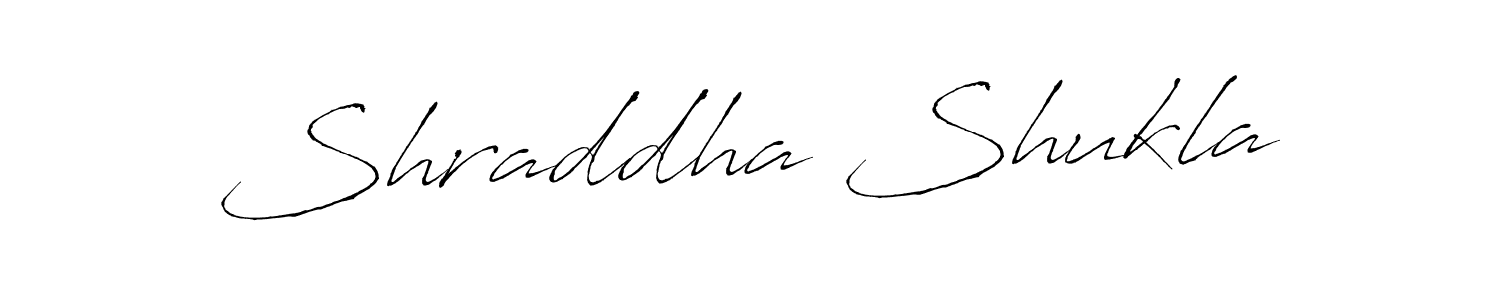 How to make Shraddha Shukla name signature. Use Antro_Vectra style for creating short signs online. This is the latest handwritten sign. Shraddha Shukla signature style 6 images and pictures png