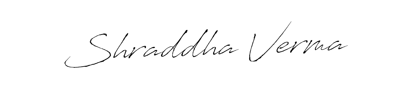 It looks lik you need a new signature style for name Shraddha Verma. Design unique handwritten (Antro_Vectra) signature with our free signature maker in just a few clicks. Shraddha Verma signature style 6 images and pictures png