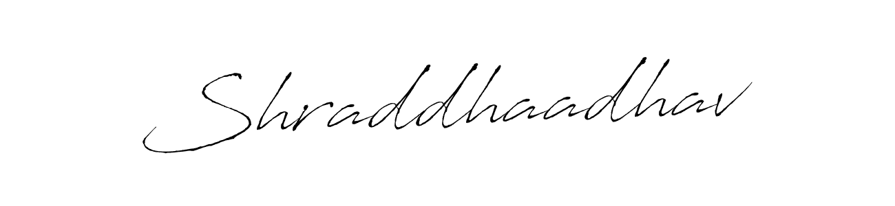Design your own signature with our free online signature maker. With this signature software, you can create a handwritten (Antro_Vectra) signature for name Shraddhaadhav. Shraddhaadhav signature style 6 images and pictures png