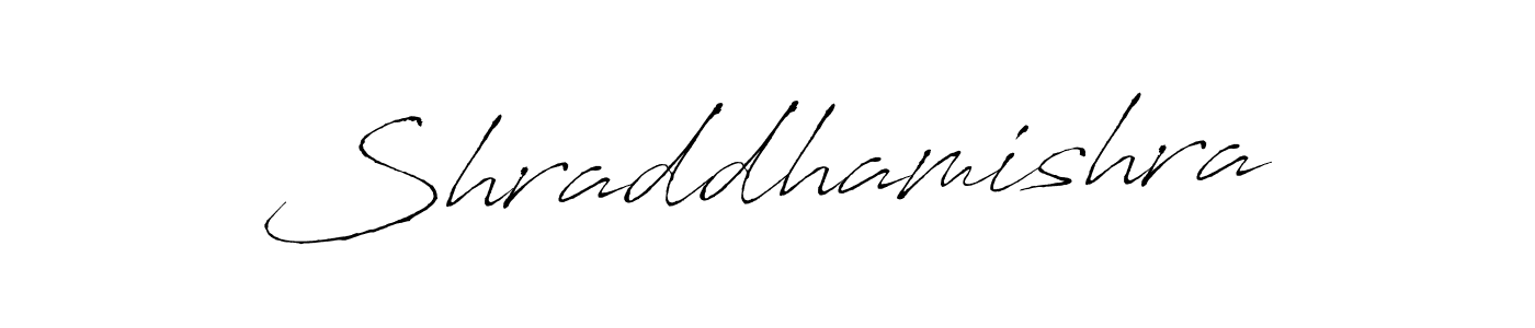 Create a beautiful signature design for name Shraddhamishra. With this signature (Antro_Vectra) fonts, you can make a handwritten signature for free. Shraddhamishra signature style 6 images and pictures png