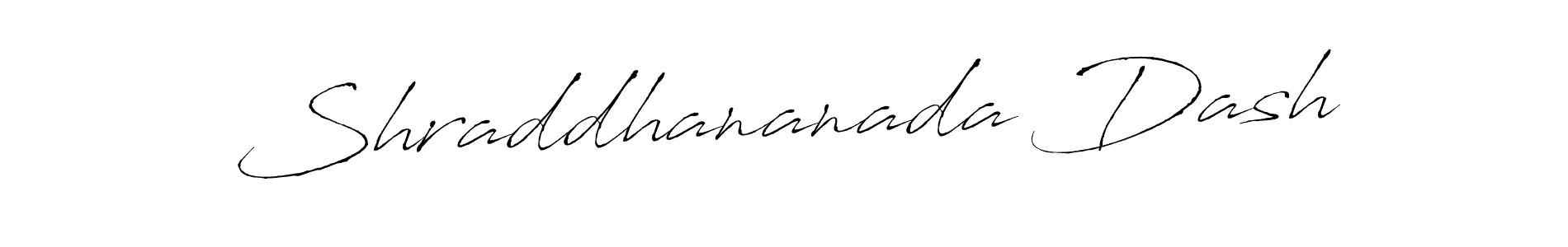 Shraddhananada Dash stylish signature style. Best Handwritten Sign (Antro_Vectra) for my name. Handwritten Signature Collection Ideas for my name Shraddhananada Dash. Shraddhananada Dash signature style 6 images and pictures png