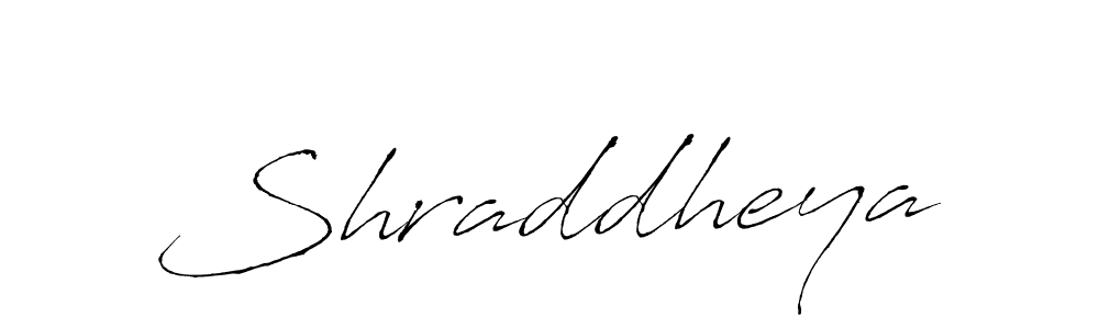 Make a beautiful signature design for name Shraddheya. With this signature (Antro_Vectra) style, you can create a handwritten signature for free. Shraddheya signature style 6 images and pictures png
