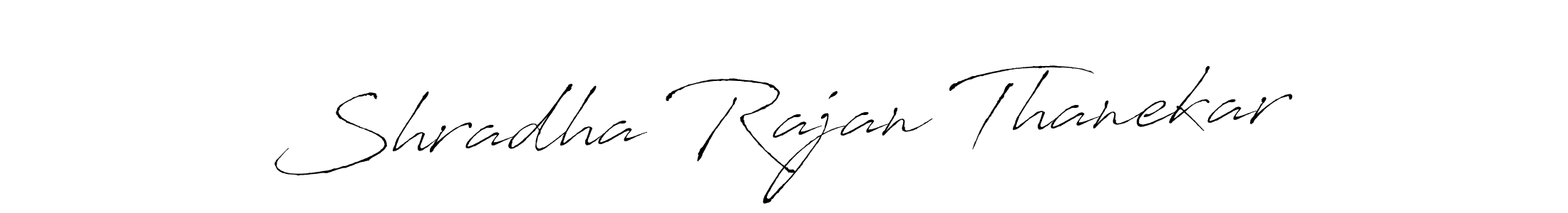 The best way (Antro_Vectra) to make a short signature is to pick only two or three words in your name. The name Shradha Rajan Thanekar include a total of six letters. For converting this name. Shradha Rajan Thanekar signature style 6 images and pictures png