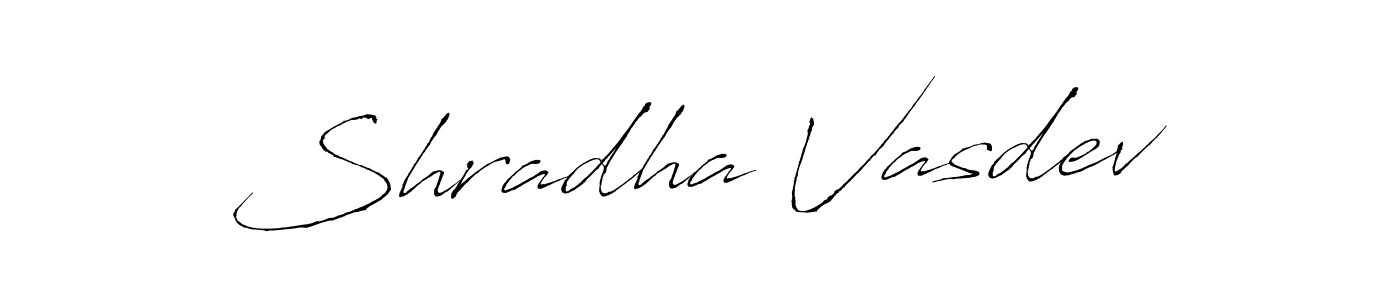 Also we have Shradha Vasdev name is the best signature style. Create professional handwritten signature collection using Antro_Vectra autograph style. Shradha Vasdev signature style 6 images and pictures png