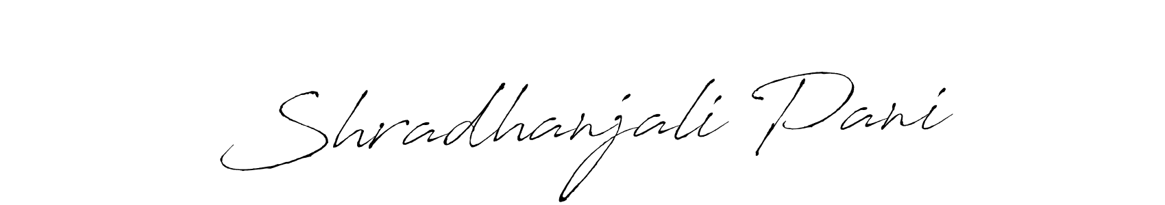 if you are searching for the best signature style for your name Shradhanjali Pani. so please give up your signature search. here we have designed multiple signature styles  using Antro_Vectra. Shradhanjali Pani signature style 6 images and pictures png