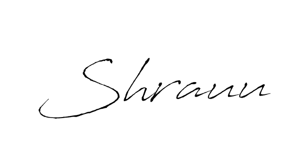 Create a beautiful signature design for name Shrauu. With this signature (Antro_Vectra) fonts, you can make a handwritten signature for free. Shrauu signature style 6 images and pictures png