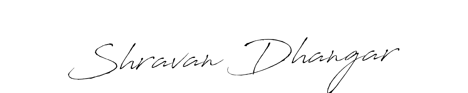 Antro_Vectra is a professional signature style that is perfect for those who want to add a touch of class to their signature. It is also a great choice for those who want to make their signature more unique. Get Shravan Dhangar name to fancy signature for free. Shravan Dhangar signature style 6 images and pictures png