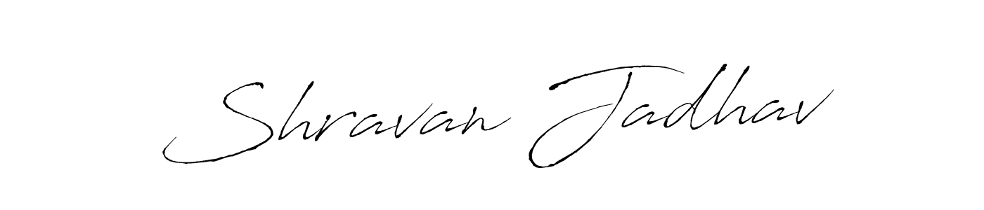 The best way (Antro_Vectra) to make a short signature is to pick only two or three words in your name. The name Shravan Jadhav include a total of six letters. For converting this name. Shravan Jadhav signature style 6 images and pictures png