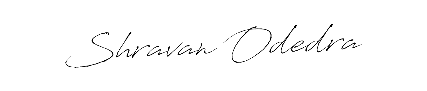 How to make Shravan Odedra name signature. Use Antro_Vectra style for creating short signs online. This is the latest handwritten sign. Shravan Odedra signature style 6 images and pictures png