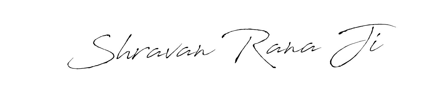 Use a signature maker to create a handwritten signature online. With this signature software, you can design (Antro_Vectra) your own signature for name Shravan Rana Ji. Shravan Rana Ji signature style 6 images and pictures png