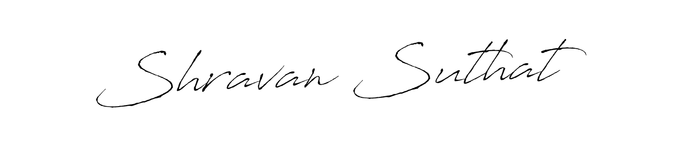 You can use this online signature creator to create a handwritten signature for the name Shravan Suthat. This is the best online autograph maker. Shravan Suthat signature style 6 images and pictures png