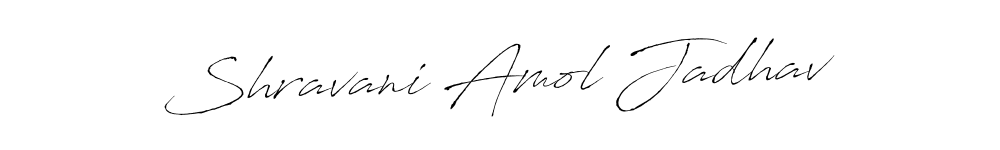 Antro_Vectra is a professional signature style that is perfect for those who want to add a touch of class to their signature. It is also a great choice for those who want to make their signature more unique. Get Shravani Amol Jadhav name to fancy signature for free. Shravani Amol Jadhav signature style 6 images and pictures png