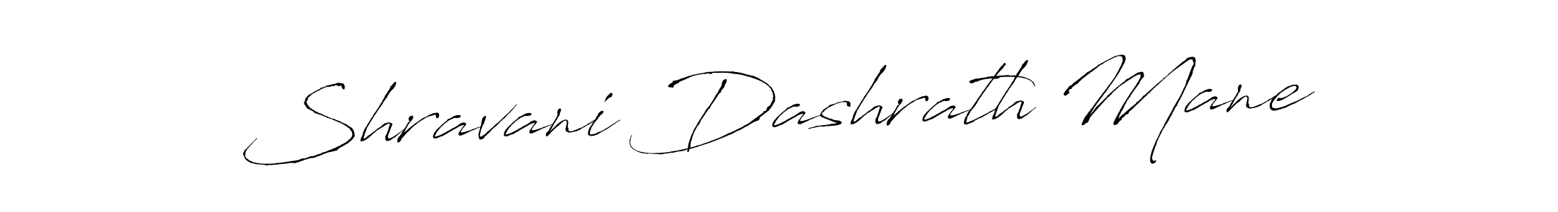 Design your own signature with our free online signature maker. With this signature software, you can create a handwritten (Antro_Vectra) signature for name Shravani Dashrath Mane. Shravani Dashrath Mane signature style 6 images and pictures png