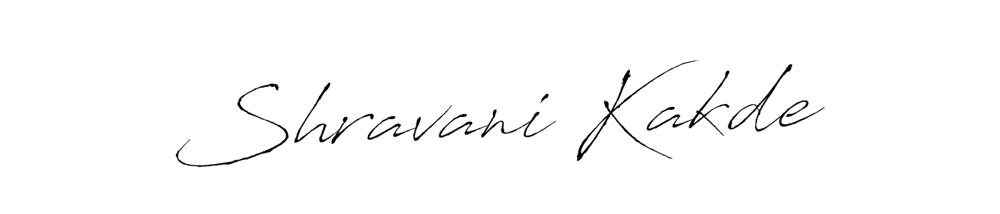 Design your own signature with our free online signature maker. With this signature software, you can create a handwritten (Antro_Vectra) signature for name Shravani Kakde. Shravani Kakde signature style 6 images and pictures png