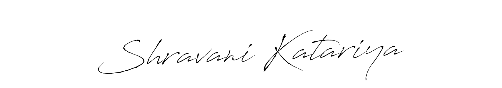 Create a beautiful signature design for name Shravani Katariya. With this signature (Antro_Vectra) fonts, you can make a handwritten signature for free. Shravani Katariya signature style 6 images and pictures png