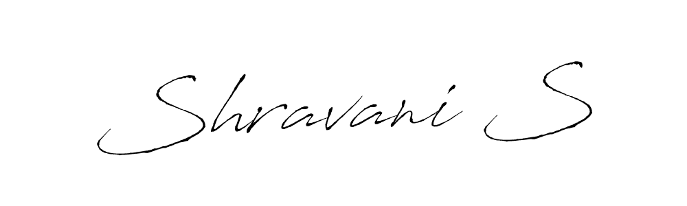 Make a beautiful signature design for name Shravani S. With this signature (Antro_Vectra) style, you can create a handwritten signature for free. Shravani S signature style 6 images and pictures png