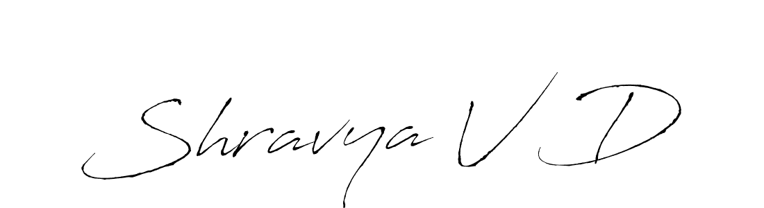 Also we have Shravya V D name is the best signature style. Create professional handwritten signature collection using Antro_Vectra autograph style. Shravya V D signature style 6 images and pictures png