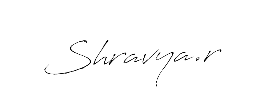 Design your own signature with our free online signature maker. With this signature software, you can create a handwritten (Antro_Vectra) signature for name Shravya.r. Shravya.r signature style 6 images and pictures png