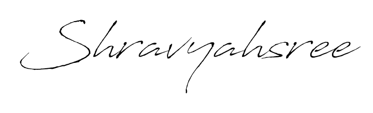 A stylish, flowing autograph style designed for name Shravyahsree using Antro_Vectra typography. Perfect for digital creative projects. Shravyahsree signature style 6 images and pictures png