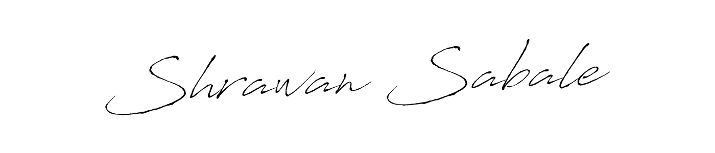 How to make Shrawan Sabale name signature. Use Antro_Vectra style for creating short signs online. This is the latest handwritten sign. Shrawan Sabale signature style 6 images and pictures png