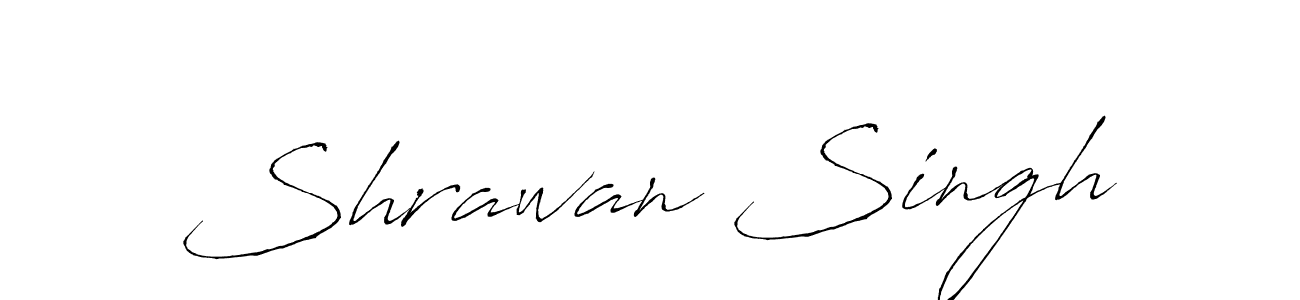 Make a beautiful signature design for name Shrawan Singh. With this signature (Antro_Vectra) style, you can create a handwritten signature for free. Shrawan Singh signature style 6 images and pictures png