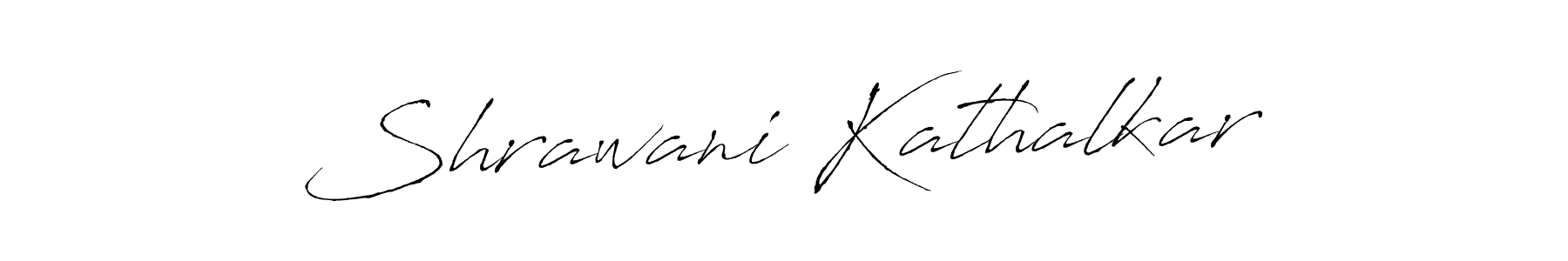 How to make Shrawani Kathalkar name signature. Use Antro_Vectra style for creating short signs online. This is the latest handwritten sign. Shrawani Kathalkar signature style 6 images and pictures png