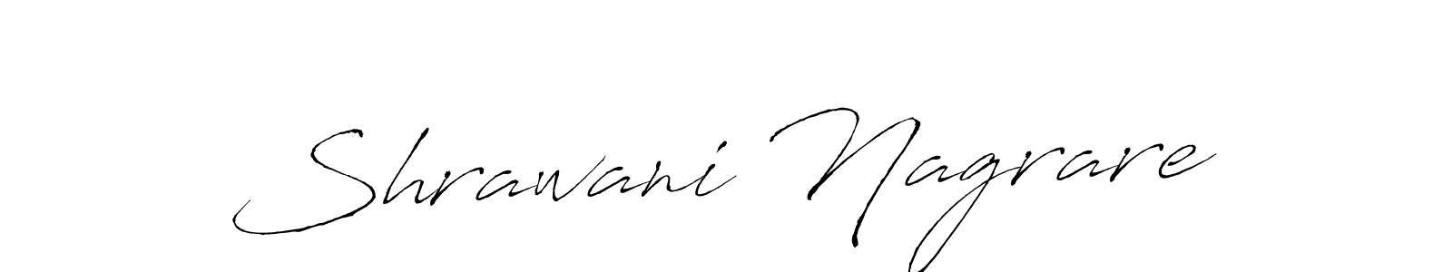 How to make Shrawani Nagrare name signature. Use Antro_Vectra style for creating short signs online. This is the latest handwritten sign. Shrawani Nagrare signature style 6 images and pictures png