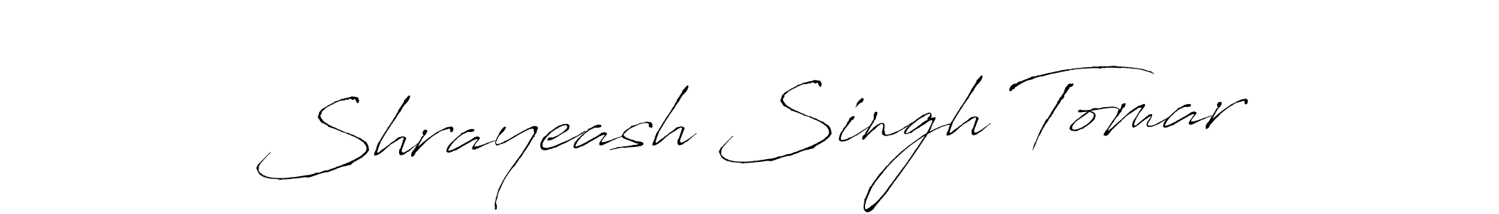 Shrayeash Singh Tomar stylish signature style. Best Handwritten Sign (Antro_Vectra) for my name. Handwritten Signature Collection Ideas for my name Shrayeash Singh Tomar. Shrayeash Singh Tomar signature style 6 images and pictures png