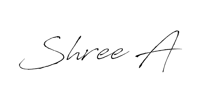 The best way (Antro_Vectra) to make a short signature is to pick only two or three words in your name. The name Shree A include a total of six letters. For converting this name. Shree A signature style 6 images and pictures png