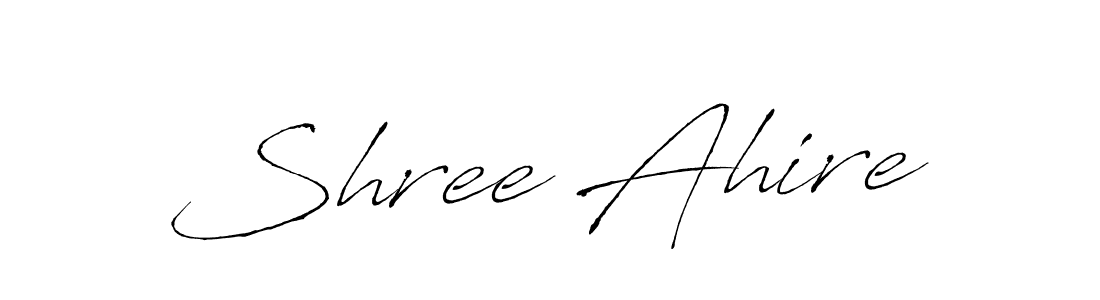 It looks lik you need a new signature style for name Shree Ahire. Design unique handwritten (Antro_Vectra) signature with our free signature maker in just a few clicks. Shree Ahire signature style 6 images and pictures png